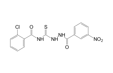 4-(o-chlorobenzoyl)-1-(m-nitrobenzoyl)-3-thiosemicarbazide