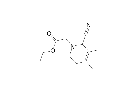 Ethyl 2-Cyano-3,4-dimethyl-.delta.(3)-piperideine-1-acetate