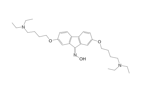 2,7-Bis[4-(diethylamino)butoxy]-9H-fluoren-9-one oxime