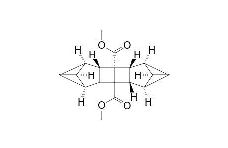 Dimethyl (1.alpha.,2.alpha.,3.alpha.,3a.beta.,3b.alpha.,3c.beta.,4.alpha.,5.alpha.,6.alpha.,6a.beta.,6a.beta.)-2,3,3a,4,5,6,6a,6coctahydro-1,2,3,4,5,6-dimethenocyclopenta[3',4']-cyclobuta[1',2':3,4]cyclobuta[1,2]cyclopentene-3b,6b(1H,3cH)-dicarboxylate