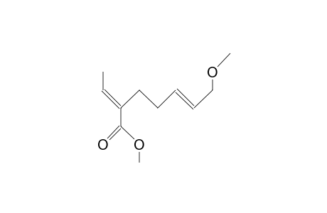 2-Ethylidene-7-methoxy-hept-5-enoic acid, methyl ester