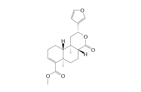 Methyl (7S,10R,13R)-13-(3-Furyl)-1,7-dimethyl-12-oxa-11-oxotricyclo[8.4.0.0(2,7)]tetradec-5-ene-6-carboxylate (Methyl Barbascoate)