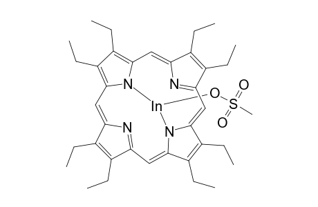 Methylsulphonato[2,3,7,8,12,13,17,18-octaethylporphyrinato]indium