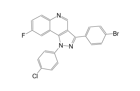 1H-pyrazolo[4,3-c]quinoline, 3-(4-bromophenyl)-1-(4-chlorophenyl)-8-fluoro-