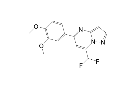 7-(difluoromethyl)-5-(3,4-dimethoxyphenyl)pyrazolo[1,5-a]pyrimidine