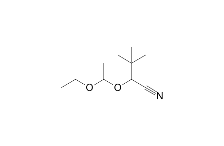 2-(1-Ethoxyethoxy)-3,3-dimethyl-butanenitrile