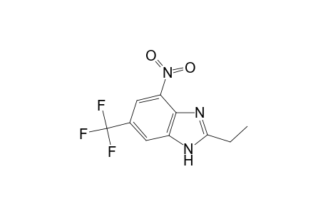 1H-Benzimidazole, 2-ethyl-4-nitro-6-(trifluoromethyl)-