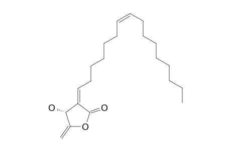LINDERANOLIDE-D;(3R,2Z)-3-HYDROXY-4-METHYLENE-2-((7Z)-7-HEXADECENYLIDENE)-BUTANOLIDE