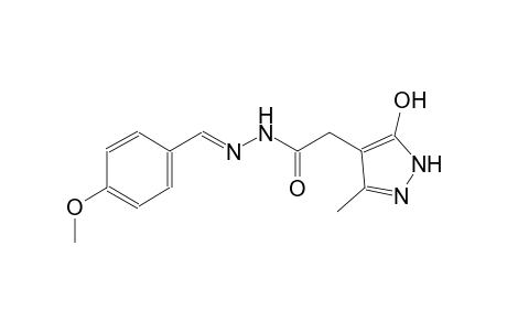 1H-pyrazole-4-acetic acid, 5-hydroxy-3-methyl-, 2-[(E)-(4-methoxyphenyl)methylidene]hydrazide