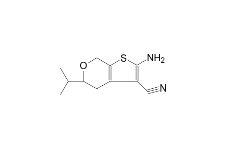 2-amino-5-isopropyl-4,7-dihydro-5H-thieno[2,3-c]pyran-3-carbonitrile