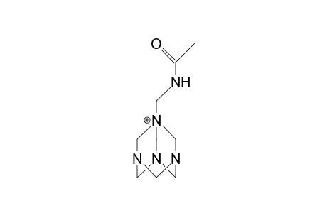 1-Acetamidomethyl-hexamethylenetetramine cation