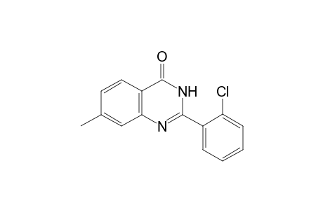 2-(2-Chlorophenyl)-7-methylquinazolin-4(3H)-one