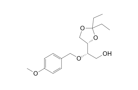 (2S)-2-[(4S)-2,2-diethyl-1,3-dioxolan-4-yl]-2-p-anisyloxy-ethanol