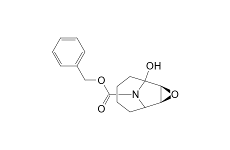 N-Benzyloxycarbonyl-7.beta.,8.beta.-epoxy-9-azabicyclo[4.2.1]nonan-1-ol
