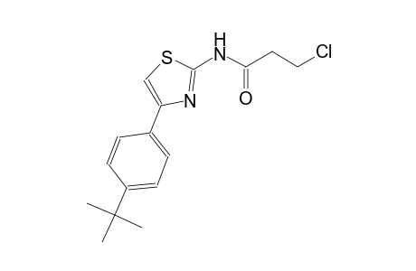 N-[4-(4-tert-butylphenyl)-1,3-thiazol-2-yl]-3-chloropropanamide