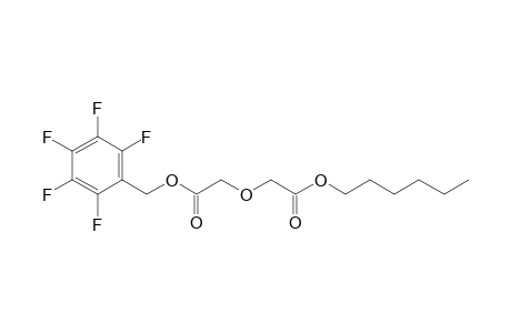 Diglycolic acid, hexyl pentafluorobenzyl ester