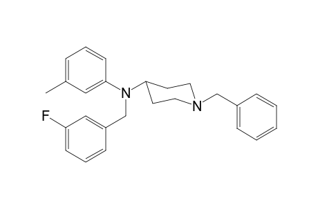 1-Benzyl-N-3-fluorobenzyl-N-(3-methylphenyl)piperidin-4-amine