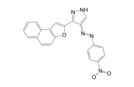 1-(3-(Naphtho[2,1-b]furan-2-yl)-1H-pyrazol-4-yl)-2-(4-nitrophenyl)diazene