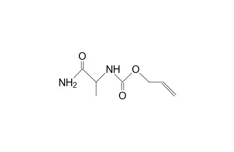 N-Allyloxycarbonyl-(S)-alanamide