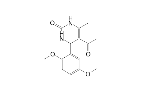 5-acetyl-4-(2,5-dimethoxyphenyl)-6-methyl-3,4-dihydro-2(1H)-pyrimidinone