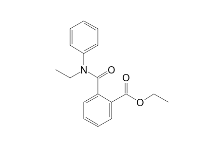 Phthalic acid, monoamide, N-ethyl-N-phenyl-, ethyl ester