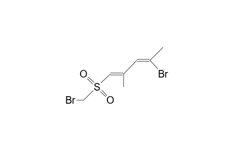 4-Bromo-2-methyl-1,3-pentadienyl bromomethyl sulfone