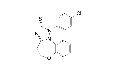 1-(4-ChloroPhenyl)-7methyl-1,2,4,5-tetrahydro-[1,2,4]triazolo[3,2-d]-[1,5]benzoxazepin-2-thione