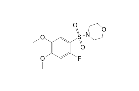 Morpholine, 4-[(2-fluoro-4,5-dimethoxyphenyl)sulfonyl]-