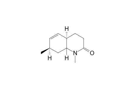 (4aR,7R)-1,7-Dimethyl-3,4,4a,7,8,8a-hexahydro-1H-quinolin-2-one