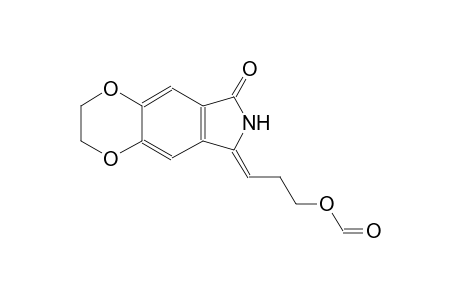 6H-[1,4]dioxino[2,3-f]isoindol-6-one, 8-[3-(formyloxy)propylidene]-2,3,7,8-tetrahydro-, (8Z)-