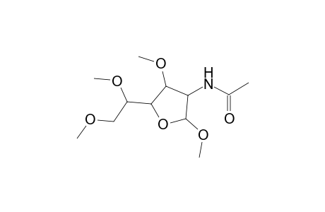 D-Mannofuranoside, methyl 2-(acetylamino)-2-deoxy-3,5,6-tri-O-methyl-