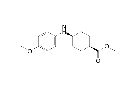 cis-4-(p-anisidino)cyclohexanecarboxylic acid, methyl ester