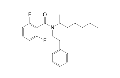 2,6-Difluorobenzamide, N-(2-phenylethyl)-N-(2-heptyl)-