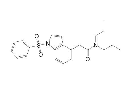 2-(1-besylindol-4-yl)-N,N-dipropyl-acetamide