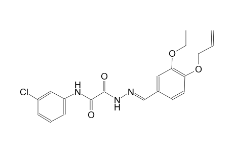acetic acid, [(3-chlorophenyl)amino]oxo-, 2-[(E)-[3-ethoxy-4-(2-propenyloxy)phenyl]methylidene]hydrazide
