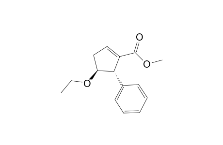 Methyl (4.alpha.5.alpha.)-4-Ethoxy-5-phenylcyclopent-1-ene-1-carboxylate