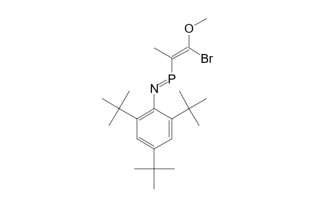 3-METHYL-4-METHOXY-1-(2,4,6-TRI-TERT.-BUTYLPHENYL)-4-BROMO-1-AZAPHOSPHABUTA-1,3-DIENE