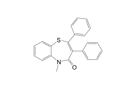 5-Methyl-2,3-diphenylbenzo[b][1,4]thiazepin-4(5H)-one