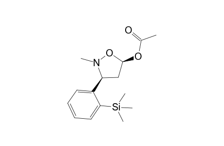 (3S,5R)-5-Acetoxy-2-methyl-3-(2-trimethylsilylphenyl)isoxazolidine