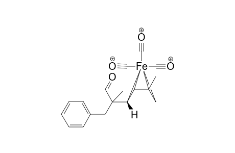 (4Z)-Tricarbonyl[(4,7-.eta.4)-3-benzyl-6-methylhepta-4,6-dien-2-one]iron(0)