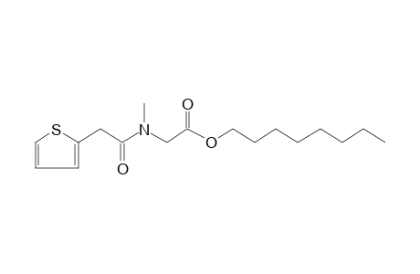 Sarcosine, N-(2-thiophenylacetyl)-, octyl ester