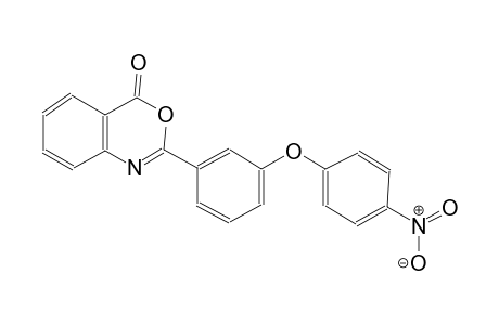 4H-3,1-benzoxazin-4-one, 2-[3-(4-nitrophenoxy)phenyl]-
