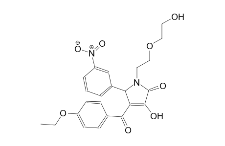 4-(4-ethoxybenzoyl)-3-hydroxy-1-[2-(2-hydroxyethoxy)ethyl]-5-(3-nitrophenyl)-1,5-dihydro-2H-pyrrol-2-one