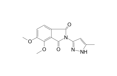 4,5-Dimethoxy-2-(5-methyl-1H-pyrazol-3-yl)-1H-isoindole-1,3(2H)-dione