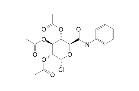 2,3,4-TRI-O-ACETYL-1-CHLORO-1-DEOXY-ALPHA-D-GLUCOPYRANURON-N-PHENYLAMIDE