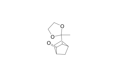 Bicyclo[2.2.1]heptan-2-one, 3-(2-methyl-1,3-dioxolan-2-yl)-, endo-