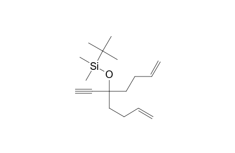 5-(Ethynyl)-5-[(t-butyl)(dimethylsilyl)oxy]nona-1,8-diene