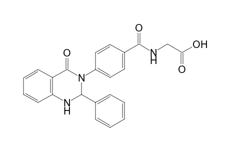 2-{[4-(4-Oxo-2-phenyl-1,4-dihydroquinazolin-3(2H)-yl)benzoyl]amino}acetic acid