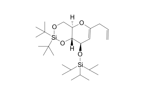 1,5-Anhydro-2-deoxy-3-O-(triisopropylsilyl)-4,6-O-[bis(1,1-dimethylethyl)silylene]-1-C-allyl-D-arabino-hex-1-enitol