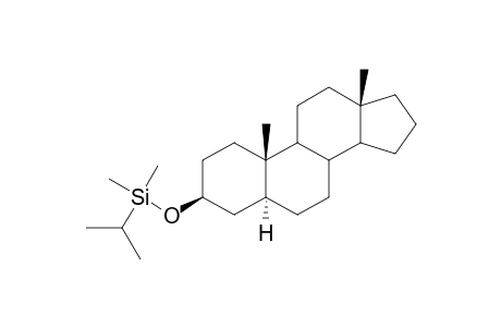 Silane, [[(3.beta.,5.alpha.)-androstan-3-yl]oxy]dimethyl(1-methylethyl)-